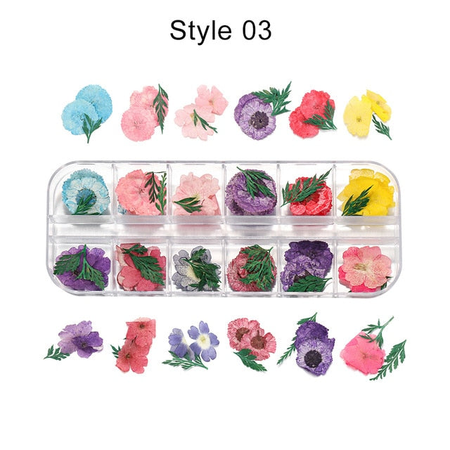 1Box Dried Flower Dry Plants For Epoxy UV Resin Pendant Necklace Jewelry Making Craft DIY Nail Art Decoration Supply Accessories