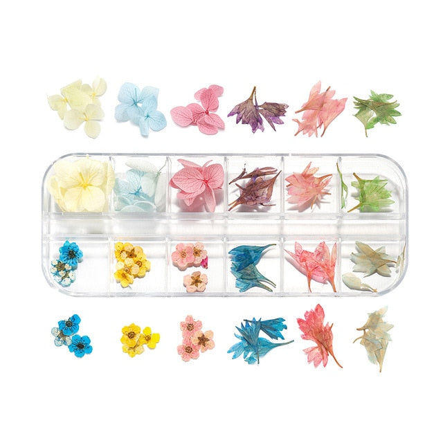 1Box Dried Flower Dry Plants For Epoxy UV Resin Pendant Necklace Jewelry Making Craft DIY Nail Art Decoration Supply Accessories