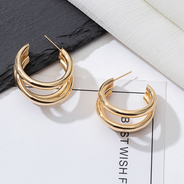 Fashion Statement Earrings Large Geometric Earrings For Women Hanging Dangle Earrings Drop Earrings 2020 Modern Female Jewelry