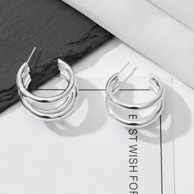 Fashion Statement Earrings Large Geometric Earrings For Women Hanging Dangle Earrings Drop Earrings 2020 Modern Female Jewelry