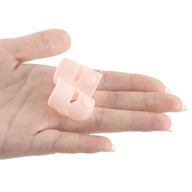 1Pair Silicone Ingrown Toenail Correction Tool Invisible Ingrown Toe Nail Treatment Elastic Straightening Clip Brace