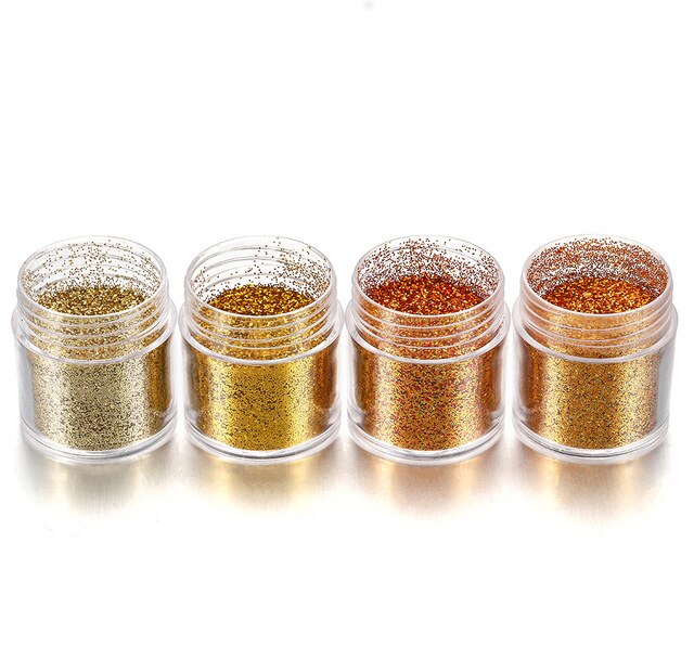 4 Bottles/set Glitter Sequin Powder UV Resin Epoxy Molds For Resin Nail Art Decoration Craft Jewelry Making Supplies Accessories