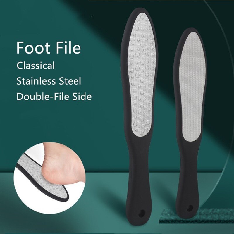 Foot Rasp Heel File Grater For The Feet Pedicure Cuticle Skin Callus Remover by Stainless Steel Improvement