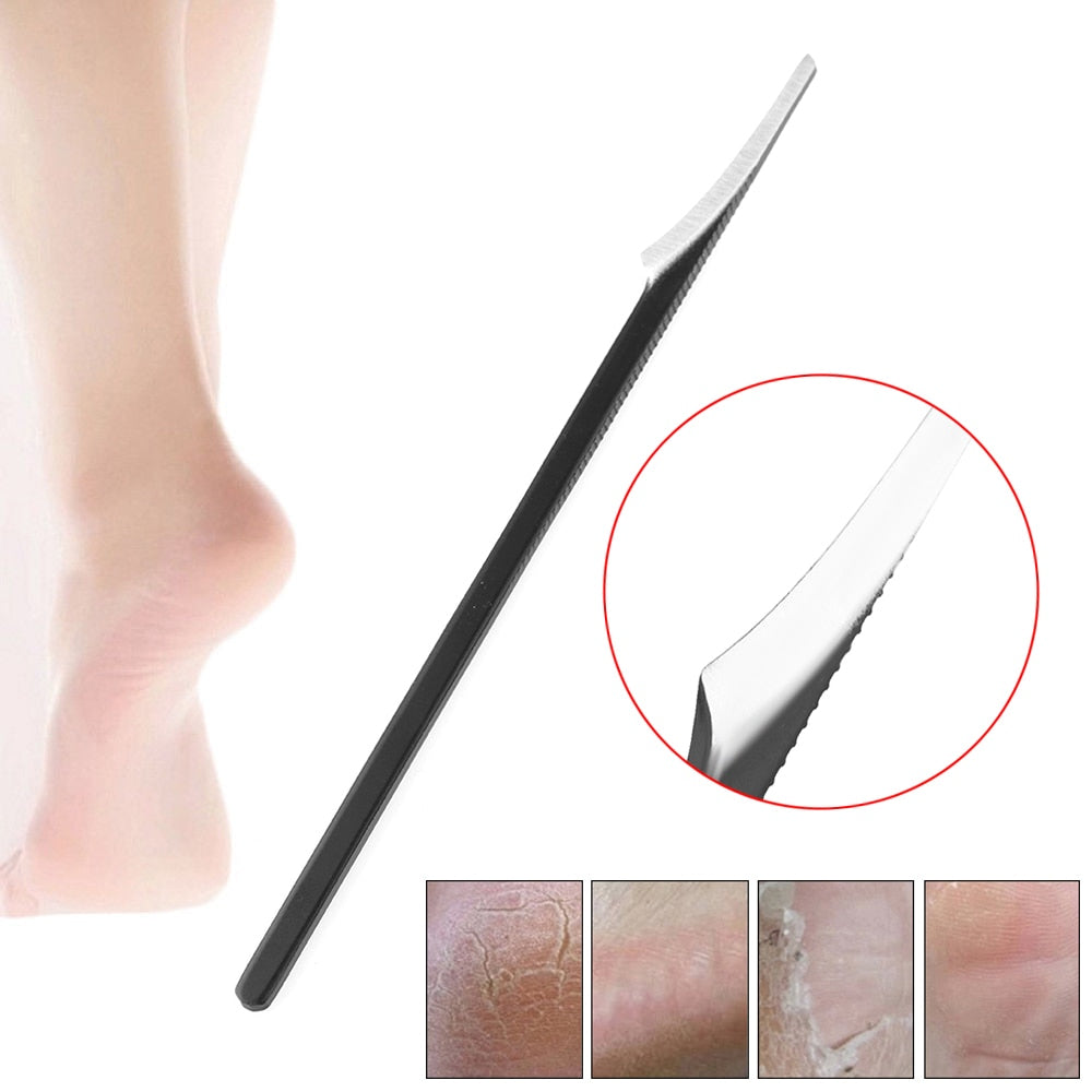 1Pcs Stainless Steel Cuticle Pedicure Tool Foot Rasp File Callus Remover Foot Hard Skin Care Nail Corrector Foot Care Tools