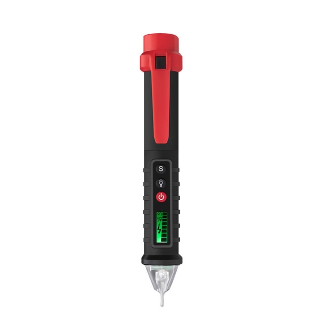 Intelligent Non-contact Pen AC Voltage Detector Tester Meter  with LED Light Indicator Tester 12V-1000v  Electrical Test Pen