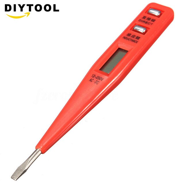 Electric Indicator Voltage Meter Digital Voltmeter 12V-240V Socket Wall AC/DC Power Outlet Detector Sensor Tester Pen