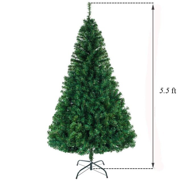 Ship from USA Christmas decoration tree PVC material 90 CM New Artificial Christmas tree indoor reusable Christmas tree