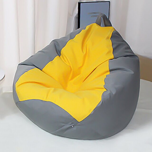 Meijuner Lazy Sofa Cover Solid Chair Covers without Filler/Inner Bean Bag Pouf Puff Couch Tatami Living Room Furniture Cover