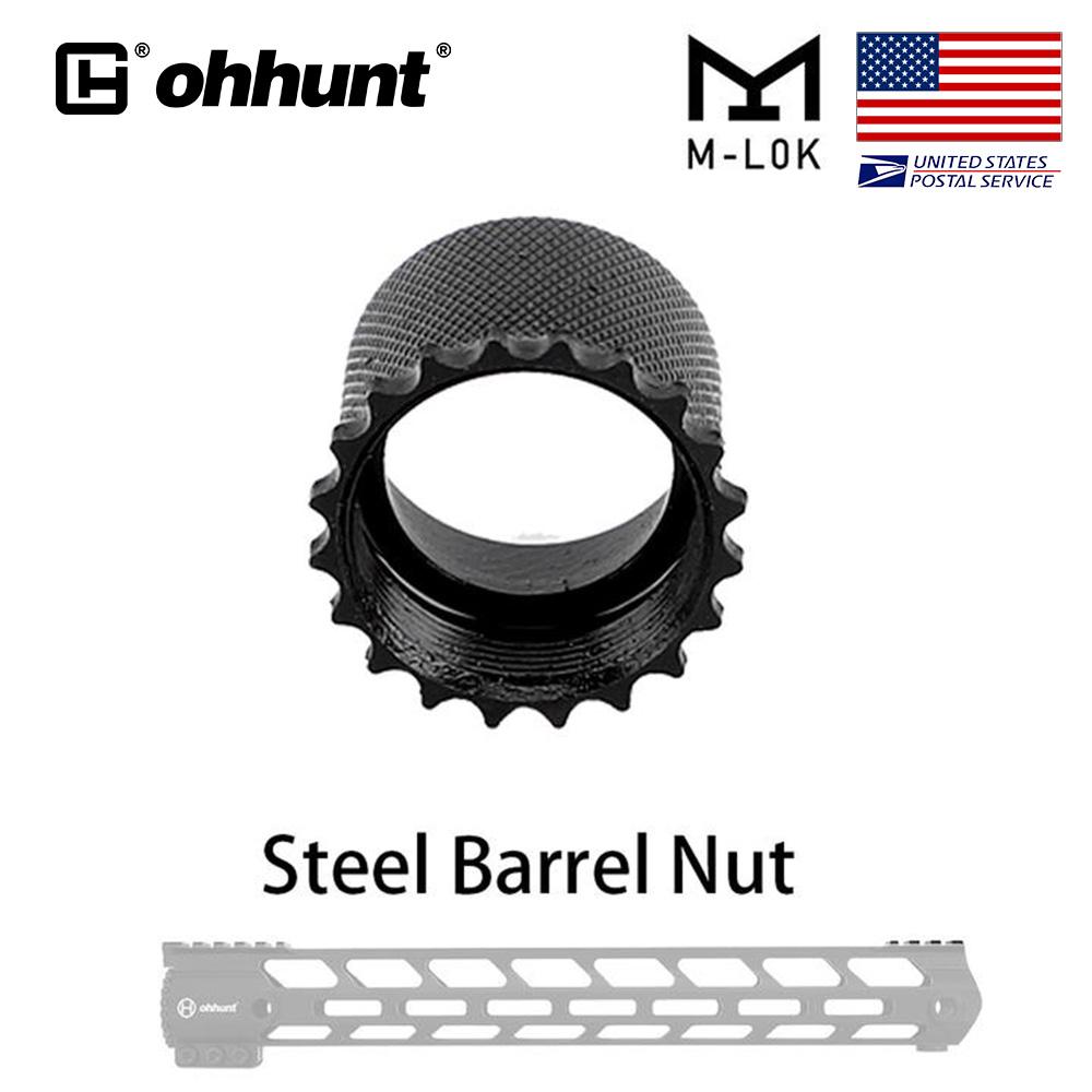 SHIP FROM USA ohhunt Extremely Lightweight Steel Barrel Nut Fit For Free Float Handguard