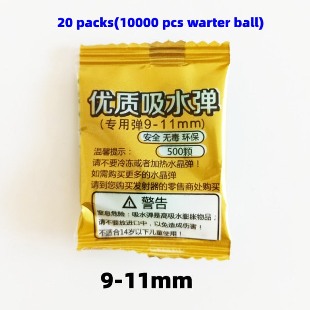 7-8mm 20000pcs/box Soft Water Bullets BB Gel Paint Ball Airsoft Ammo Beads Weapon Guns Blaster Accessories Glock Toys for Boys