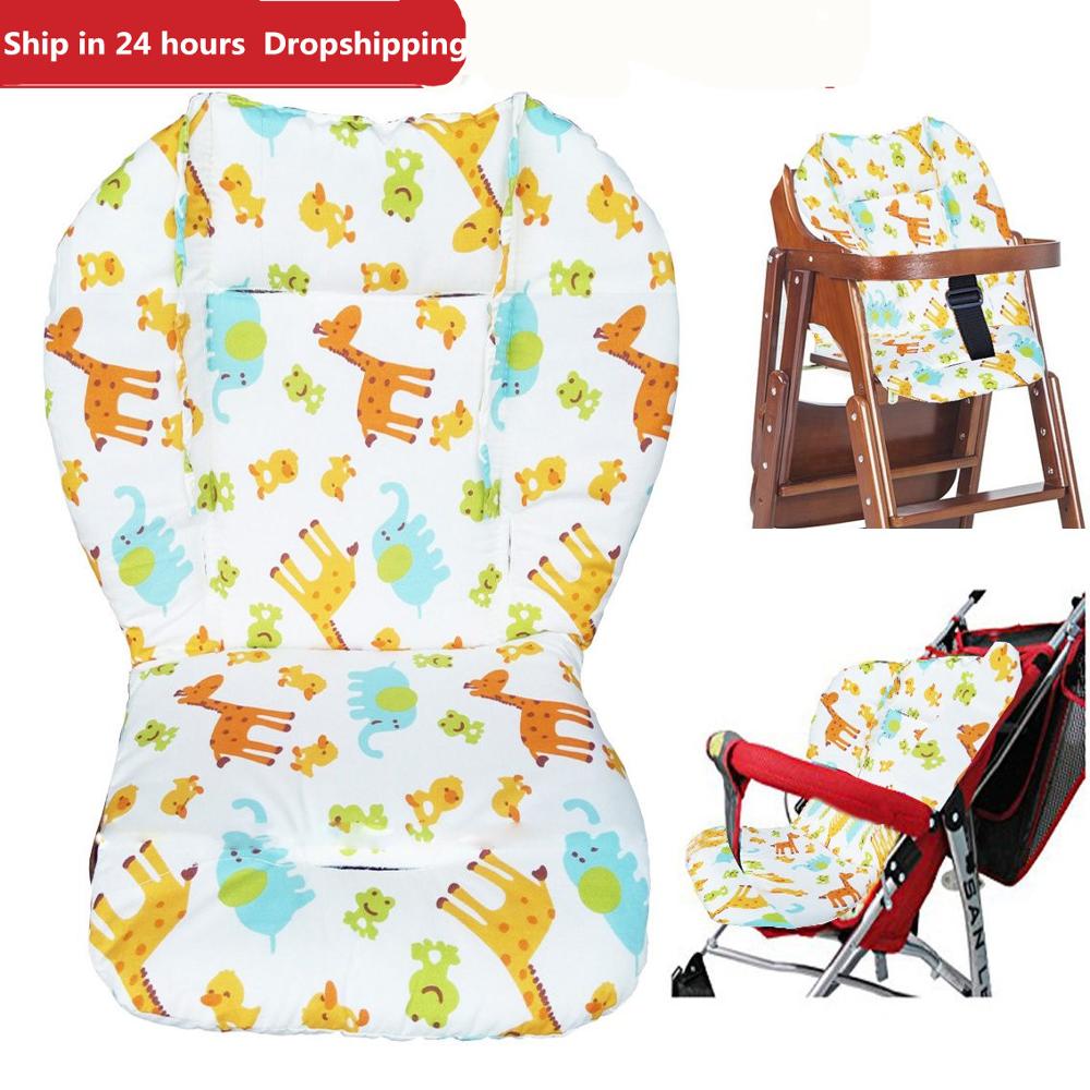 Cotton Baby Stroller Cushion Highchair Cushions Dining Chair Matress Summer Mat Universal Stroller Accessory For Four Seasons