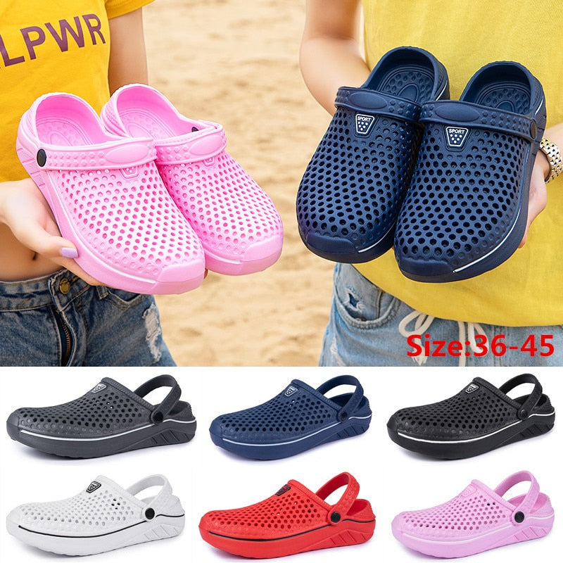 Men Women Slippers Outdoor Sandals Home Garden Comfy Clogs Beach Water Shoes
