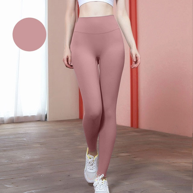 High Waist Naked feeling Leggings Push Up Sport Women Fitness Running Yoga Pants Energy Seamless Leggings Gym Girl leggings