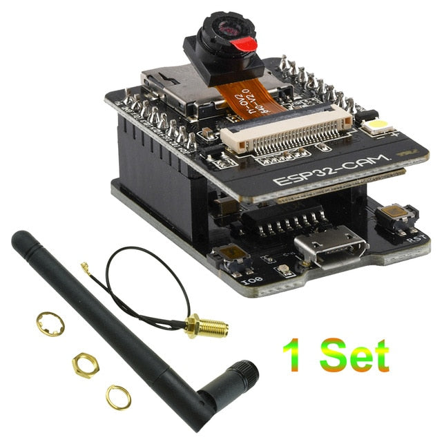 ESP32-CAM-MB MICRO USB ESP32 Serial to WiFi ESP32 CAM Development Board CH340 CH340G 5V Bluetooth+OV2640 Camera+2.4G Antenna IPX