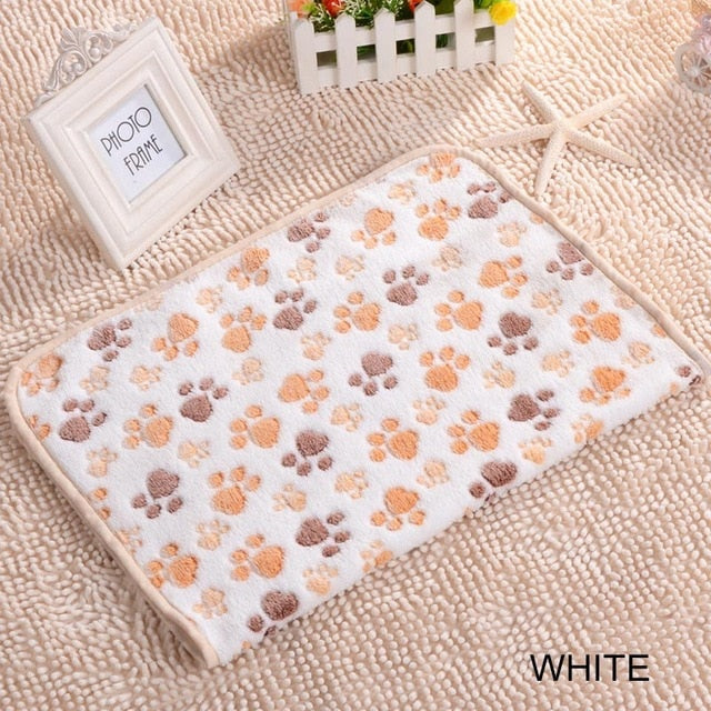 Dog Claw Towel Rug Pet Mat dog Bed Winter Warm Cat coral velvet Towel Blanket Sleeping Cover Towel cushion pet supplies
