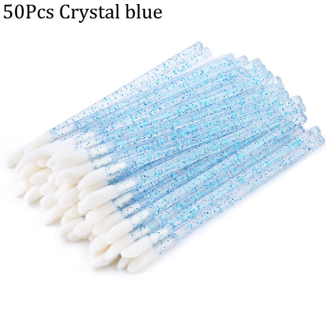 50pcs Disposable Eyelashes brush Individual Lash Removing Cleaning  Mascara Applicator Makeup Brushes For Eyelash Extension Tool