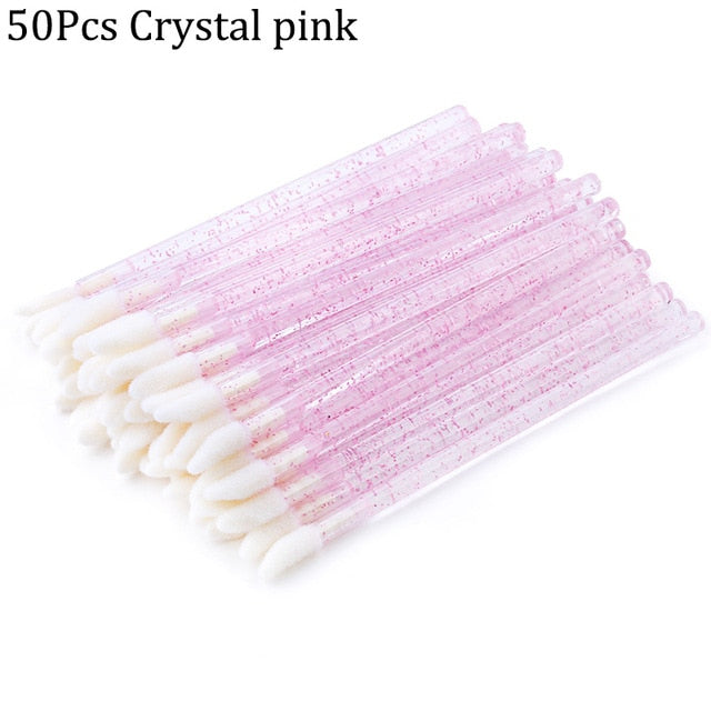 50pcs Disposable Eyelashes brush Individual Lash Removing Cleaning  Mascara Applicator Makeup Brushes For Eyelash Extension Tool