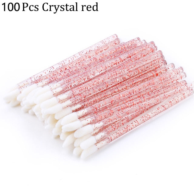 50pcs Disposable Eyelashes brush Individual Lash Removing Cleaning  Mascara Applicator Makeup Brushes For Eyelash Extension Tool