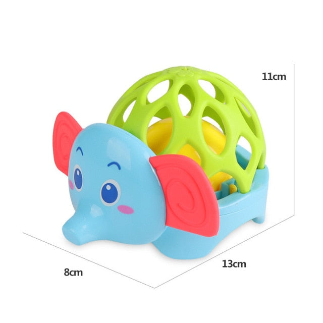 Baby Toys 0 12 Months Baby Rattle Ball Safe Newborn Rattle Toys Soft Silicone Baby Teether Educational Rattle Teether Toys Gifts