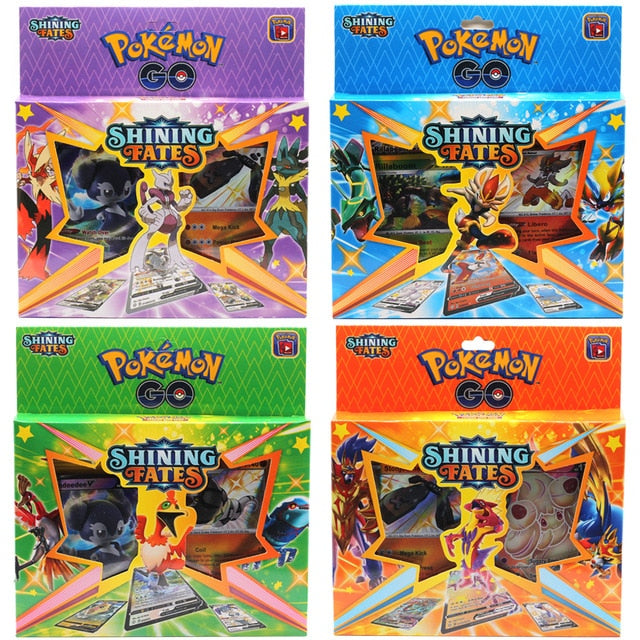 54PCS/BOX SUN&MOON TEAM UP GX MEGA Pokemon Shining Card Game Battle Carte Trading Cards Game Children Pokemons Toys For Children