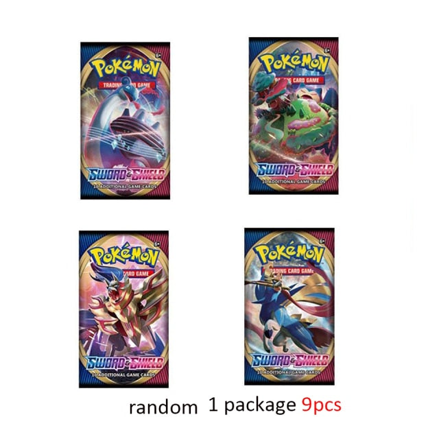 54PCS/BOX SUN&MOON TEAM UP GX MEGA Pokemon Shining Card Game Battle Carte Trading Cards Game Children Pokemons Toys For Children