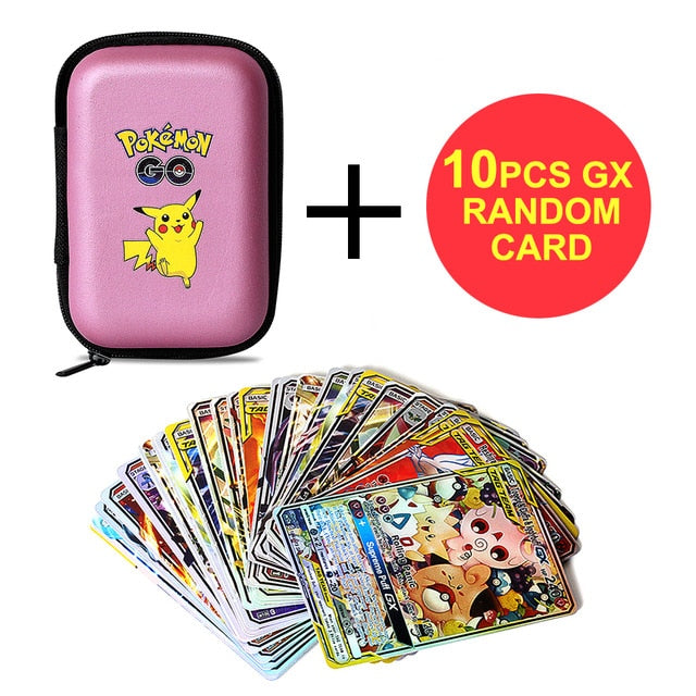 54PCS/BOX SUN&MOON TEAM UP GX MEGA Pokemon Shining Card Game Battle Carte Trading Cards Game Children Pokemons Toys For Children