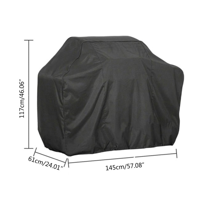 1PC 190T/210D BBQ Cover Anti-Dust Waterproof Weber Heavy Duty Charbroil Grill Cover Rain Protective Barbecue Cover Round