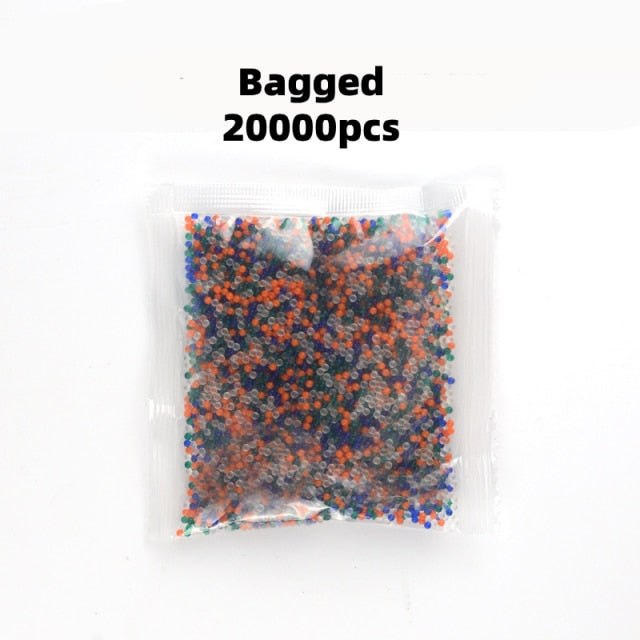 7-8mm 20000pcs/box Soft Water Bullets BB Gel Paint Ball Airsoft Ammo Beads Weapon Guns Blaster Accessories Glock Toys for Boys