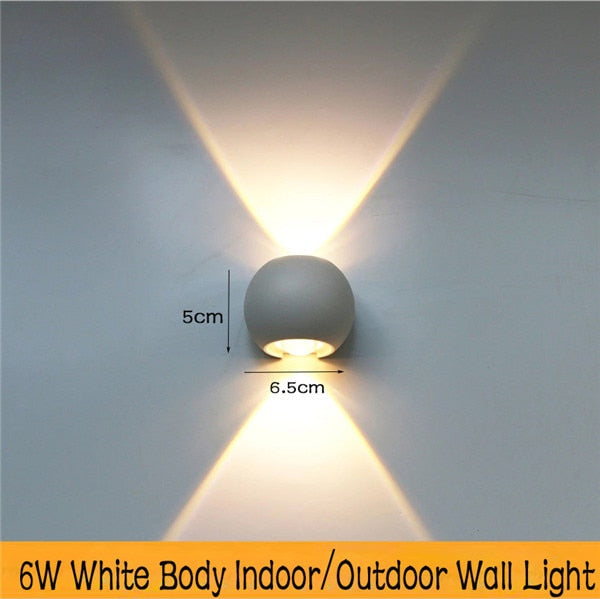 LED Wall Lamp IP65 Waterproof Indoor & Outdoor Aluminum Wall Light Surface Mounted Cube LED Garden Porch Light NR-155