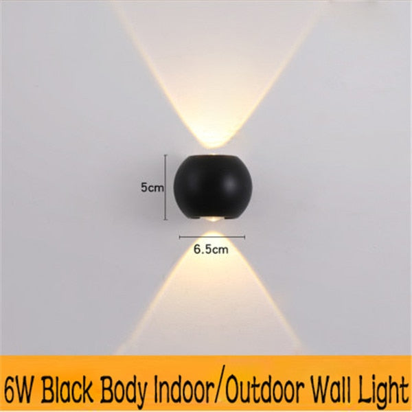 LED Wall Lamp IP65 Waterproof Indoor & Outdoor Aluminum Wall Light Surface Mounted Cube LED Garden Porch Light NR-155