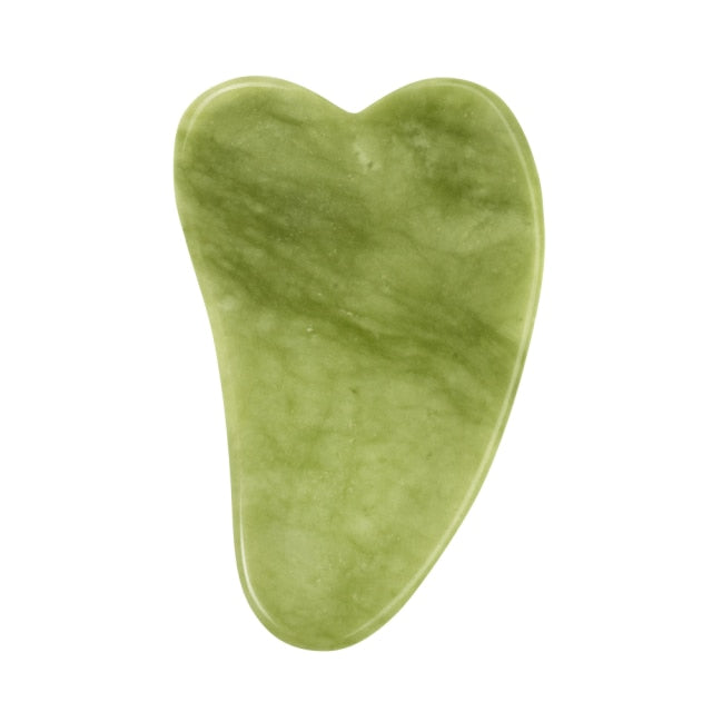 Natural Jade Face Massager Gua sha Scraper Board Facial Guasha Meridian Muscle Relaxation Skin Lifting Face Thin Gouache Scraper