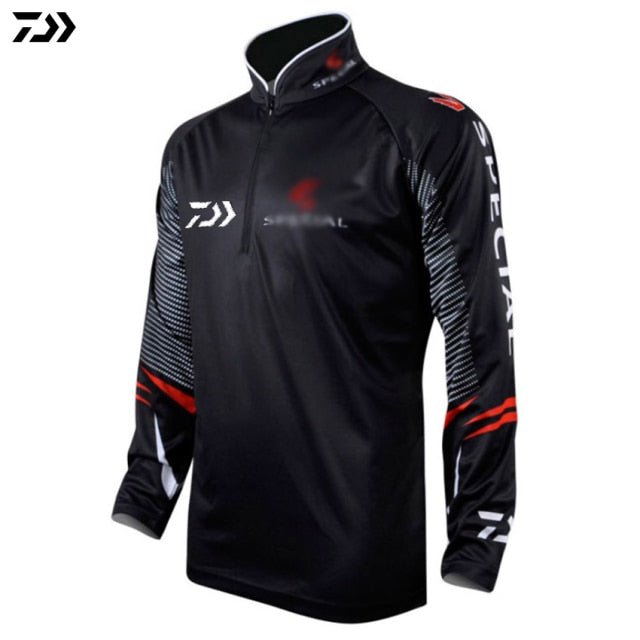 Daiwa Professional Fishing Hoodie Anti-UV Sunscreen Sun Protection Clothing Fishing Shirt Breathable Quick Dry Fishing Clothes