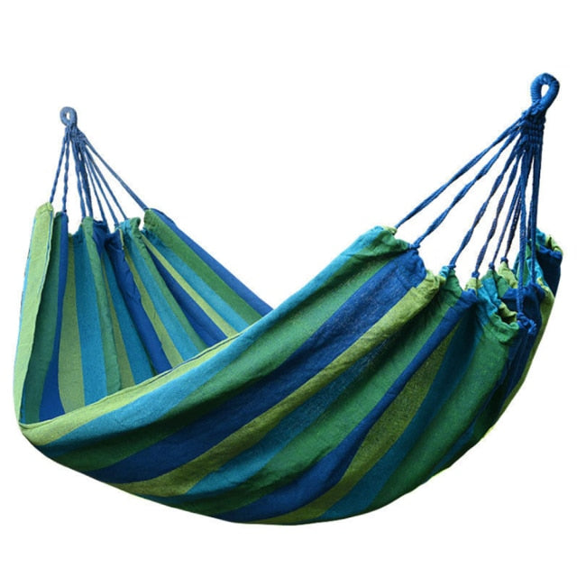 Hanging Hammock Indoor Travel Outdoor Camping Home Bedroom Hammock Lazy Chair Swing Chair Thick Canvas Portable Hammocks