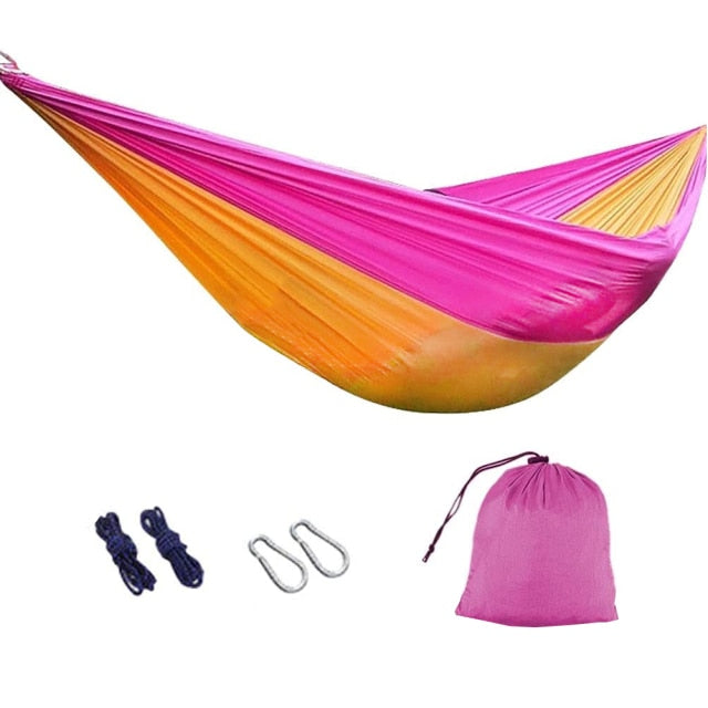 Hanging Hammock Indoor Travel Outdoor Camping Home Bedroom Hammock Lazy Chair Swing Chair Thick Canvas Portable Hammocks