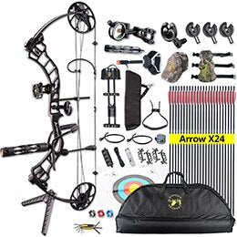 6 Color Ship From USA High Quality Topoint Archery Trigon 19-70lbs Adjustable Compound Bow Full Package for Hunting Shooting