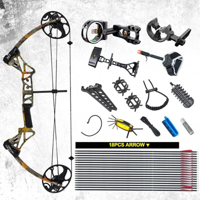 Ship From USA Warehouse Compound Bow Package M1, 19-30 inch Draw Length,19-70Lbs Draw Weight,320fps IBO LIMBS MADE IN USA