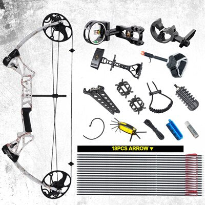 Ship From USA Warehouse Compound Bow Package M1, 19-30 inch Draw Length,19-70Lbs Draw Weight,320fps IBO LIMBS MADE IN USA